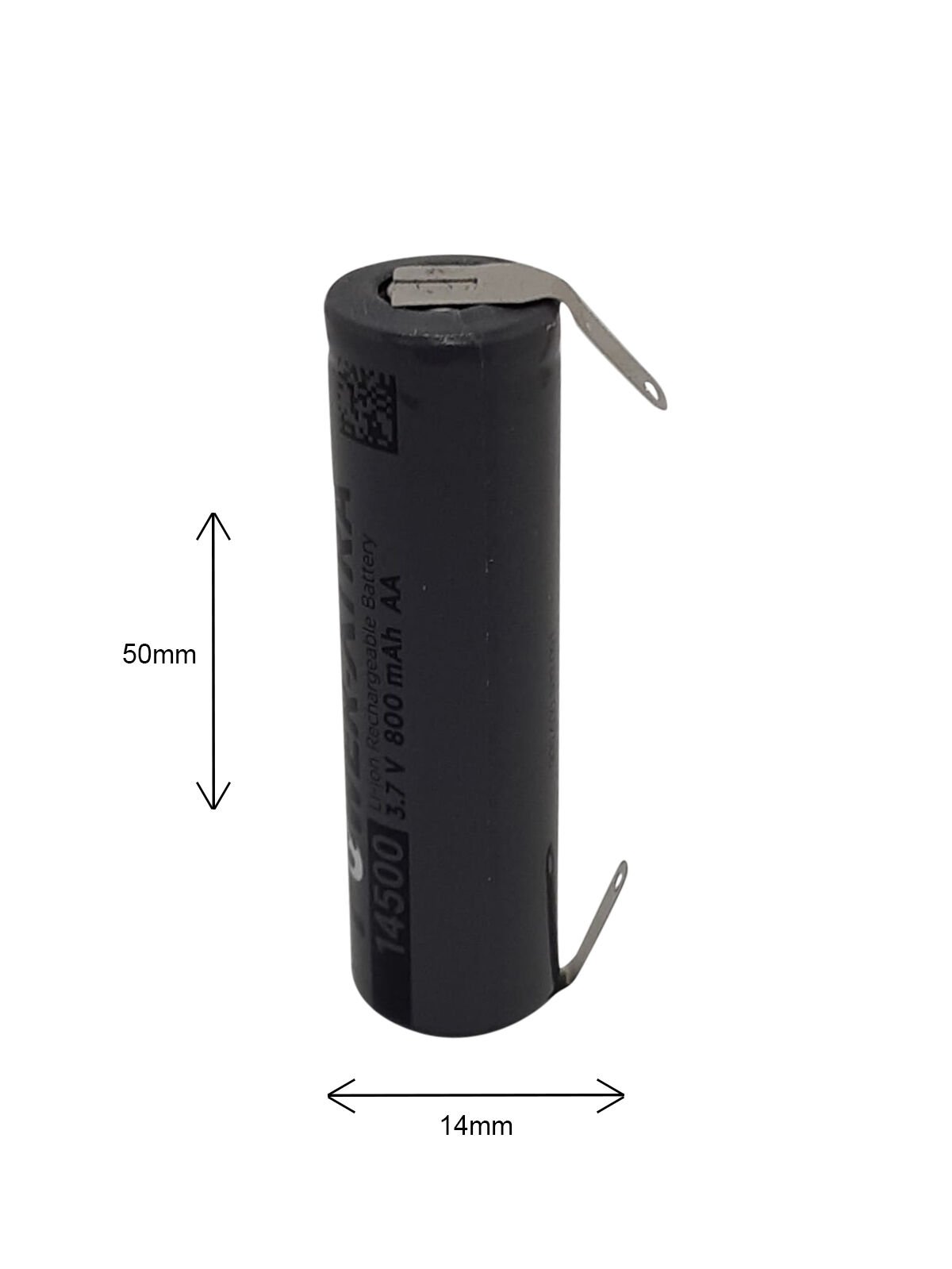 3.7 14500 lion Şarjlı Traş Makinası Pili  AA 800 mah