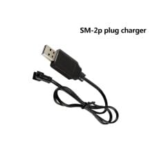 3.7v 14500 Li-on Oyuncak Pili ve Usb Şarj Cİhazı Siyah Soketli