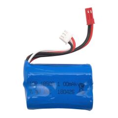 18500 7.4V 1500mAh Helikopter Pili JST Soketli