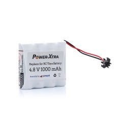 4.8v 1000 mah Ni-Cd Oyuncak Araba Bataryası 4xAA Siyah Soketli