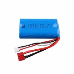 Wltoys Uyumlu 7.4v 18650 Li-on 15C 2000 mah T-Plug Soketli Oyuncak Pili