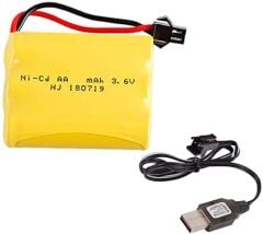 3.6v 2700 mah Oyucak Bataryası Siyah Soket ve USB Şarj Cİhazı