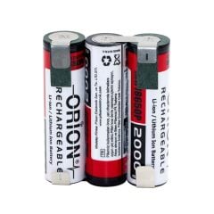 12v Matkaplar İçin 18650 Li-on Batarya Pil Grubu 2000 mah 30A