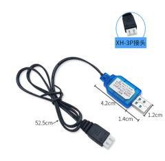 7.4v XH3P Li-On Usb Şarj Cİhazı 2s Lion Piller Beyaz Soketli Şarj Soketi İçin