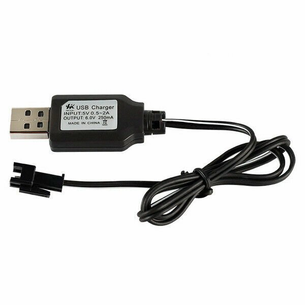 6v Piller İçin Oyuncak Araba Batarya Şarj Cihazı USB