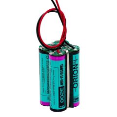 14.4v 18650 Li-On 3200 mah Robot Süpürge Bataryası 2'li Kablo Soketsiz