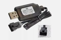 7.4v SM4P Li-on 4 Pinli Usb Şarj Cİhazı 4 Kablolu Bataryalar İçin