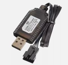 7.4v SM4P Li-on 4 Pinli Usb Şarj Cİhazı 4 Kablolu Bataryalar İçin