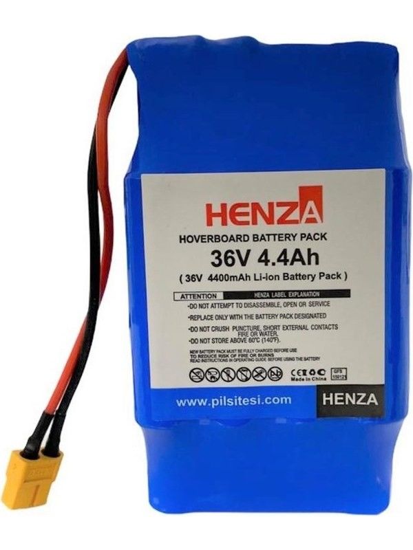 Henza Hoverboard Bataryası Elektrikli Kaykay Pili Smart Balance 36V 4.4AH