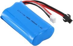 7.4v 1500mah 18650 Li-on Siyah Soketli Oyuncak Pili SP2P Soket